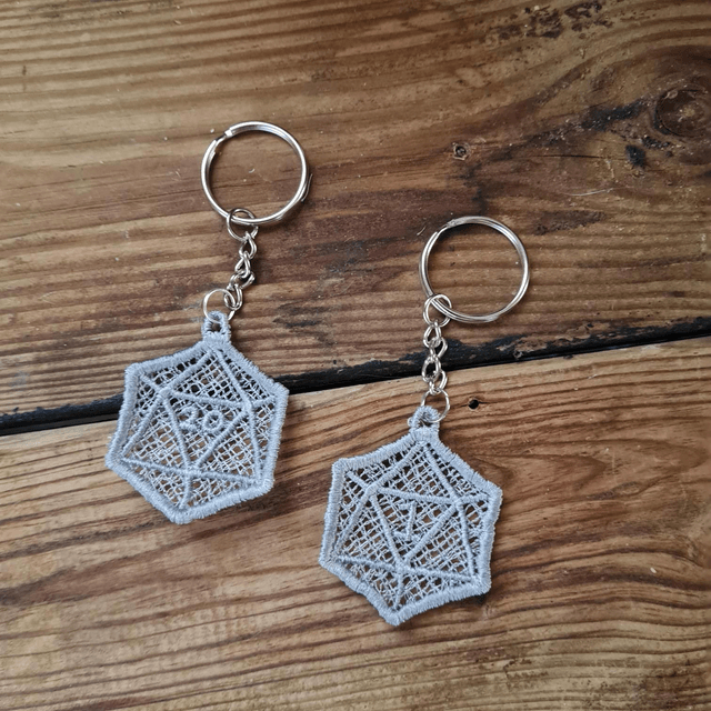 D20 keychain